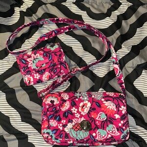 Vera Bradley Crossbody Bag & Wallet Set